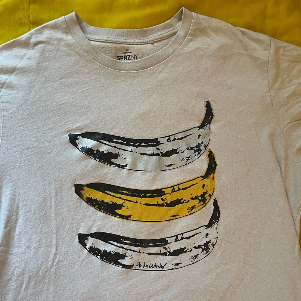 Rare Uniqlo Andy Warhol tee